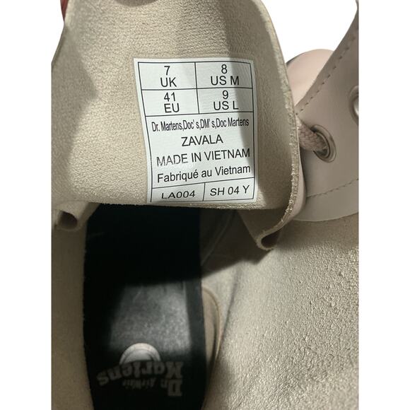 Dr. Martens Jadon Platform Boots, Taupe Leather, Size 9 - Picture 6 of 7